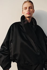 ZW COLLECTION PADDED BOMBER JACKET