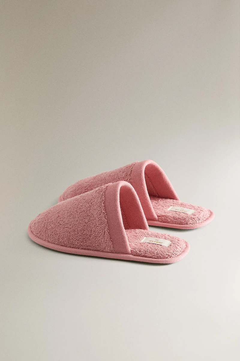 KIDS MULE TOWEL SLIPPERS