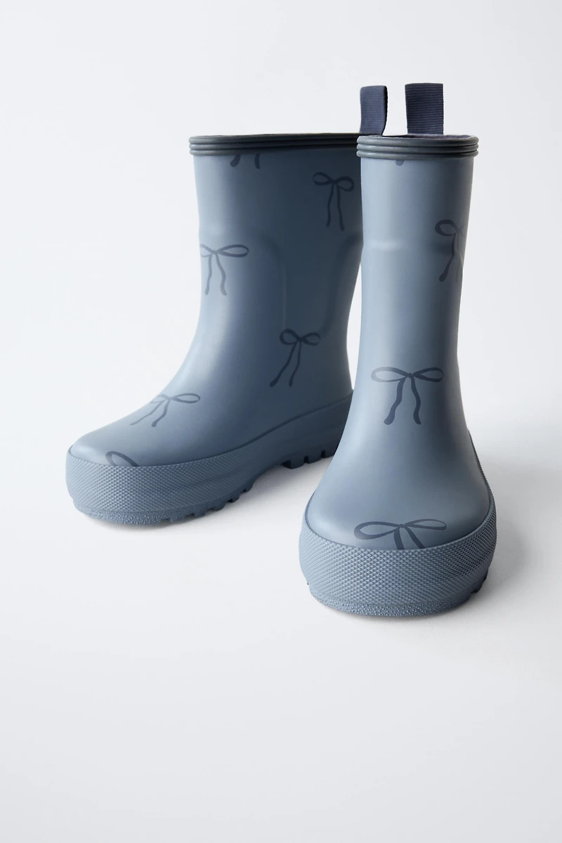 BOTTES DE PLUIE À LACETS