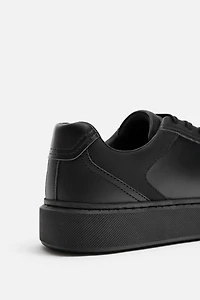 MONOCHROME THICK-SOLED SNEAKERS