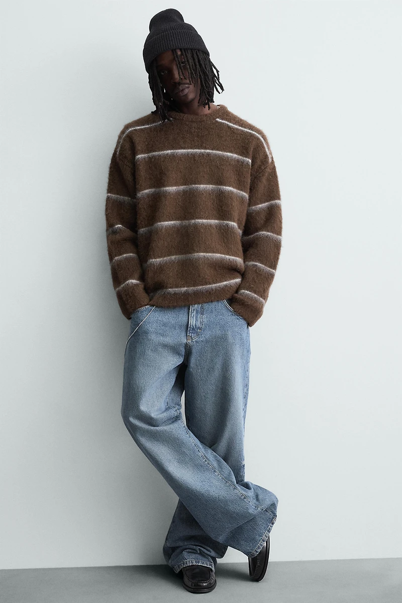 STRIPED TEXTURED JUMPER