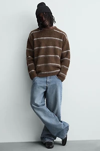 STRIPED TEXTURED JUMPER