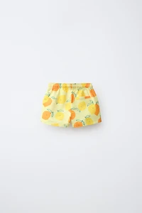 1-6 YEARS/ LEMON PRINT SWIMSUIT