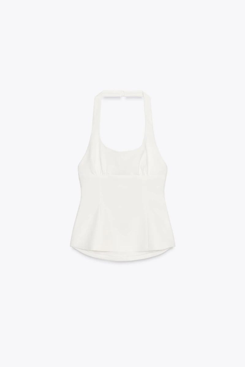 TOP HALTER LACETS
