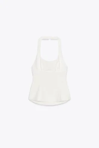 TOP HALTER LACETS