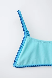 MAILLOT DE BAIN DEUX PIÈCES BRILLANT 6-14 ANS