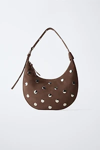 STUD SHOULDER BAG