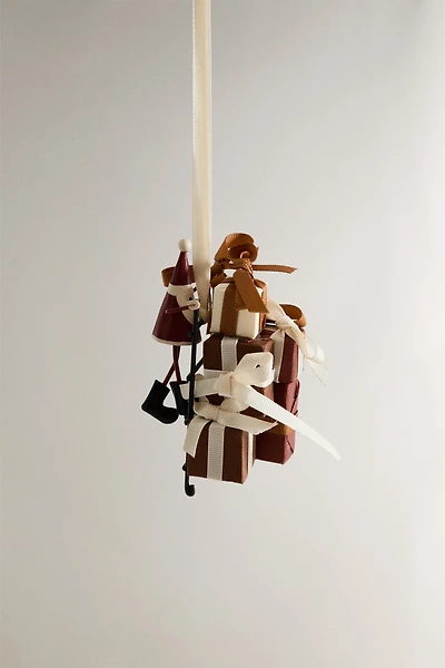 CHRISTMAS TREE SANTA CLAUS ORNAMENTS CHRISTMAS