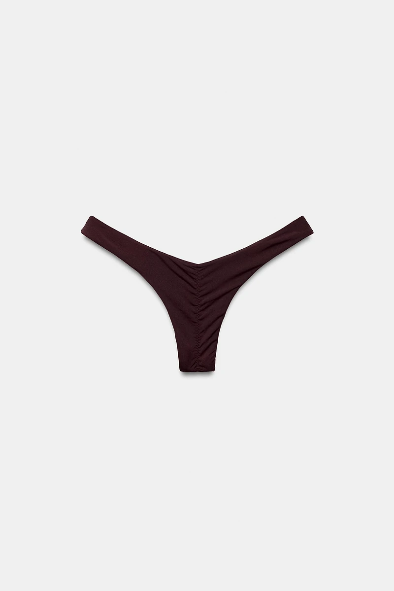 BAS DE BIKINI PLISSÉ
