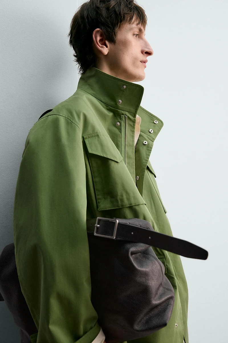 RELAXED FIT PARKA WITH POCKETS