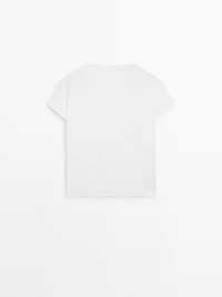 T-shirt fluide à manches courtes
