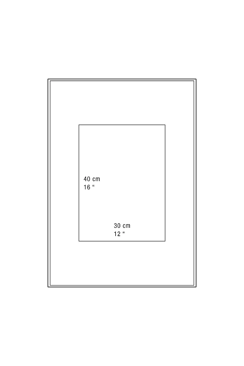 CADRE PHOTO XL CONTOUR MÉTAL