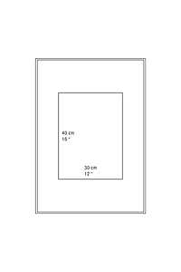 CADRE PHOTO XL CONTOUR MÉTAL