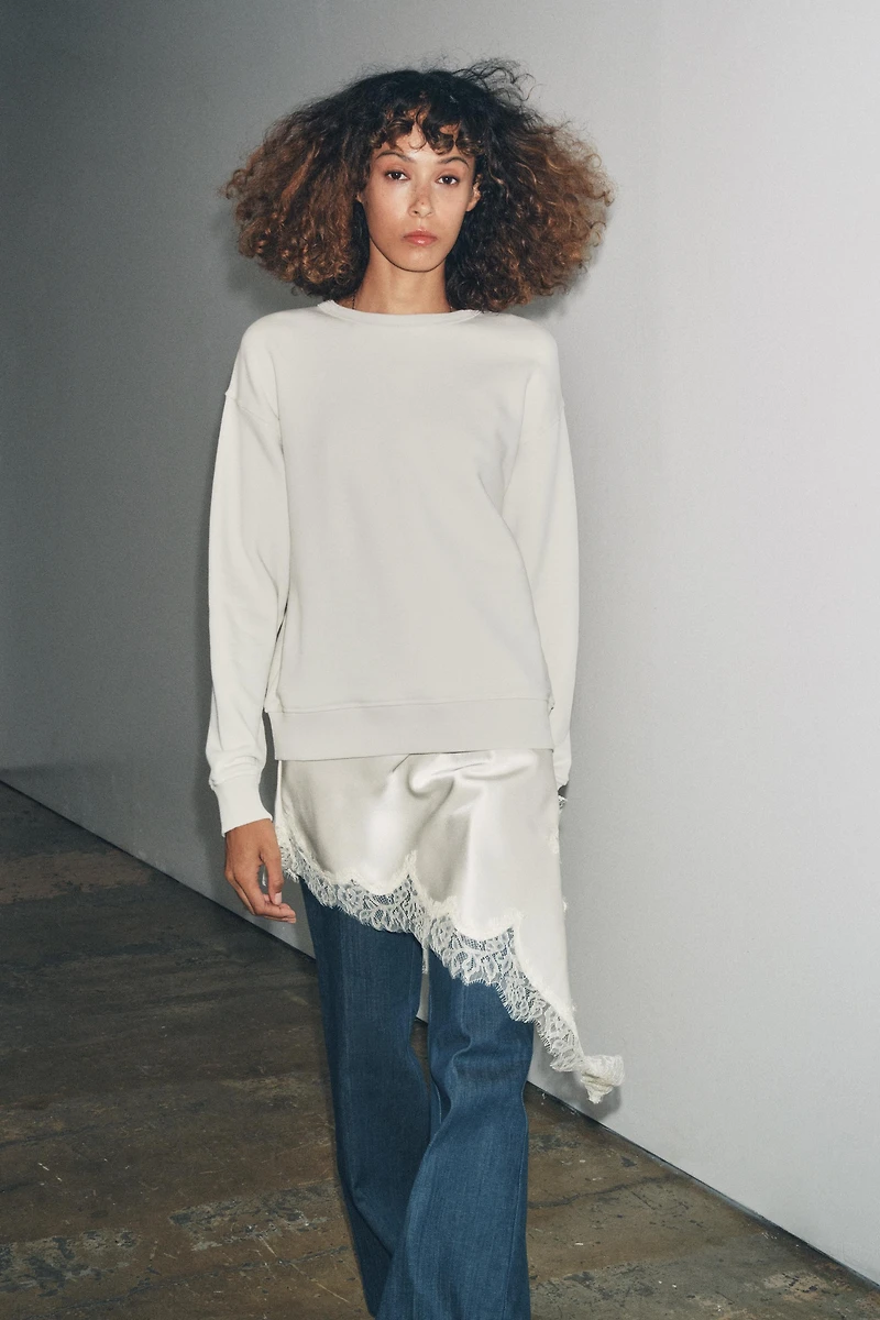 RUSTIC RIB SWEATSHIRT