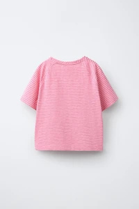 STRIPED RAGLAN SLEEVE T-SHIRT
