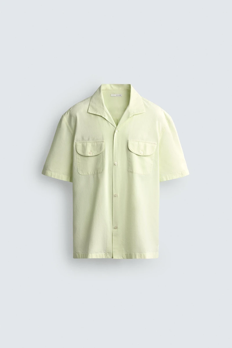 REGULAR FIT POCKET SHIRT
