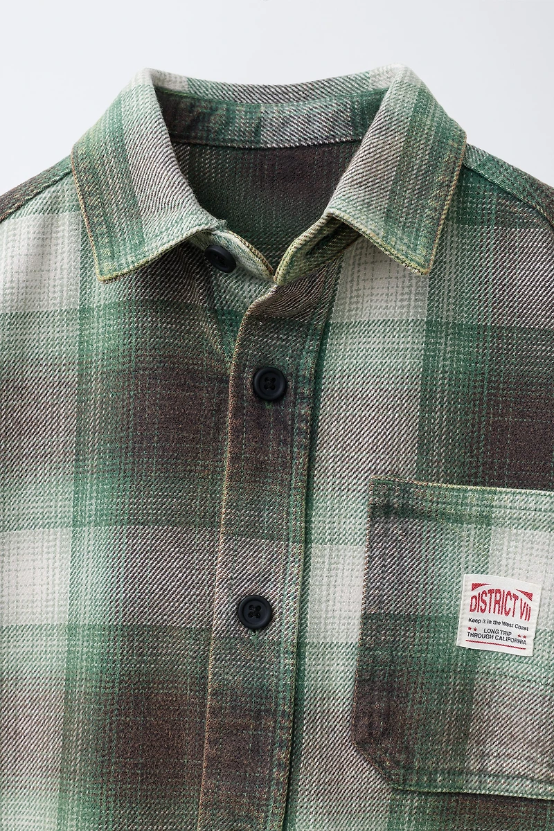 PLAID OVERSHIRT