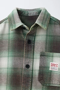 PLAID OVERSHIRT