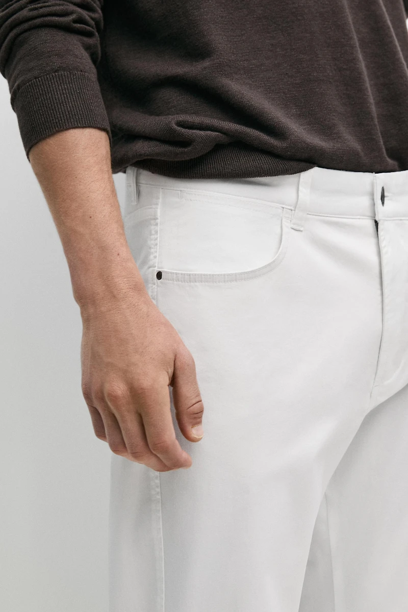Faux jean slim fit