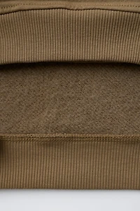 COLOR BLOCK SWEATSHIRT WITH LABEL