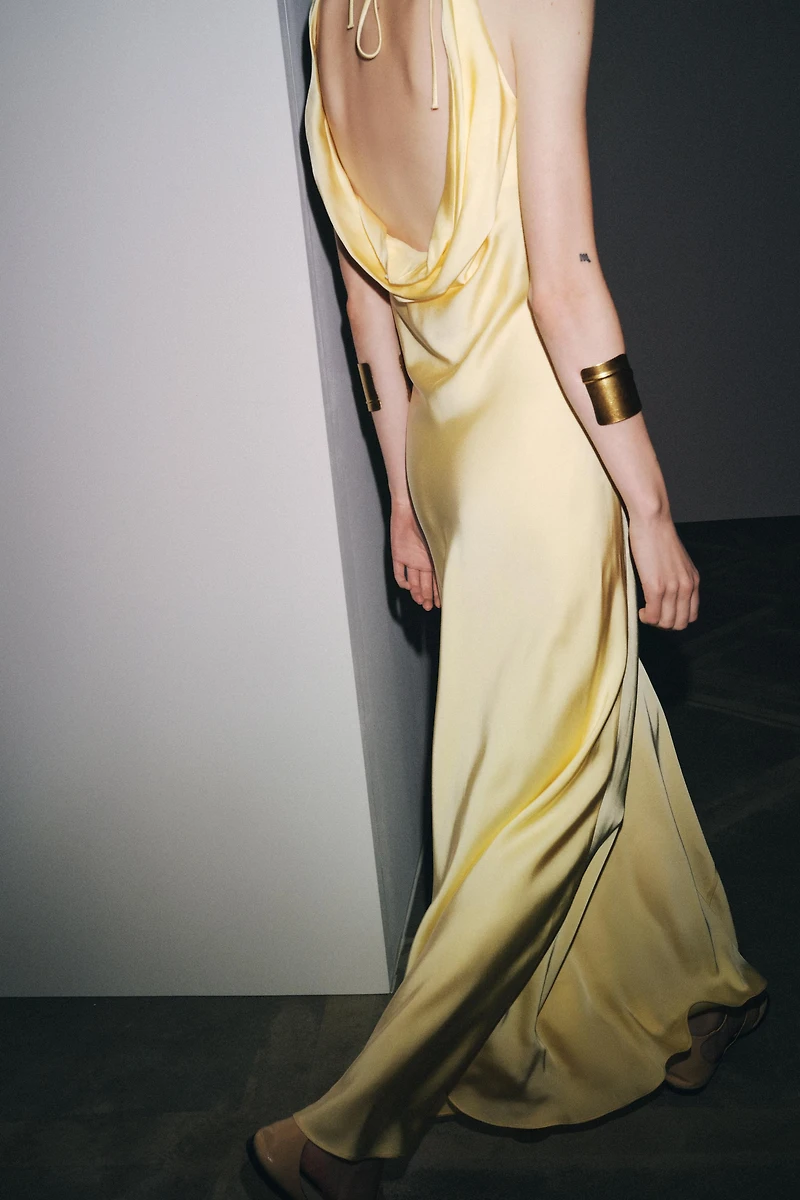 ROBE LONGUE SATINÉE ZW COLLECTION