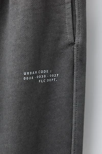 GARMENT-DYED FLEECE JOGGERS