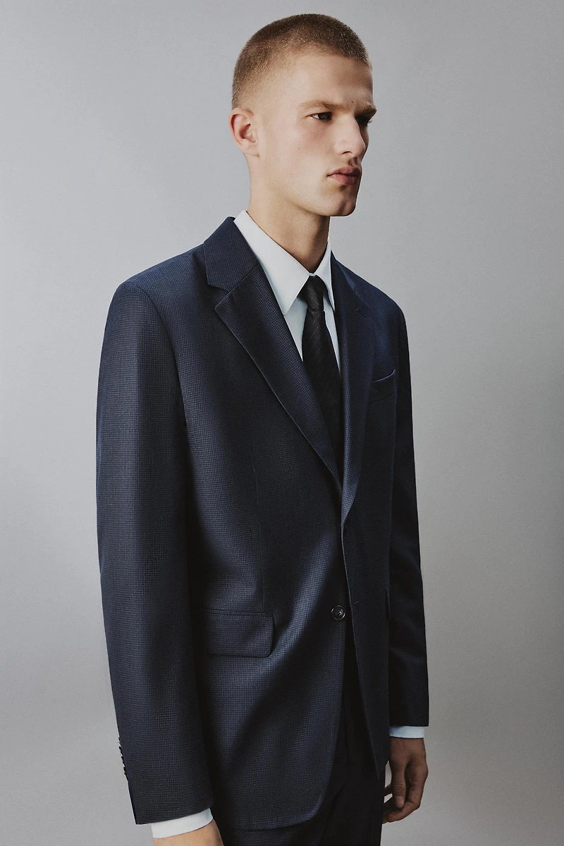 HOUNDSTOOTH SUIT JACKET