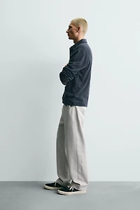 PANTALON STRAIGHT FIT JACQUARD