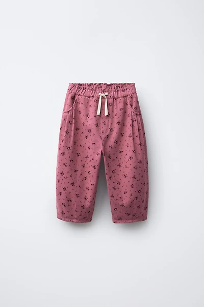 FLORAL BAGGY PANTS