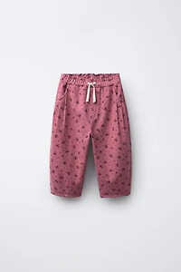 FLORAL BAGGY PANTS