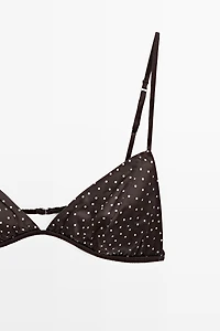 Polka dot bra