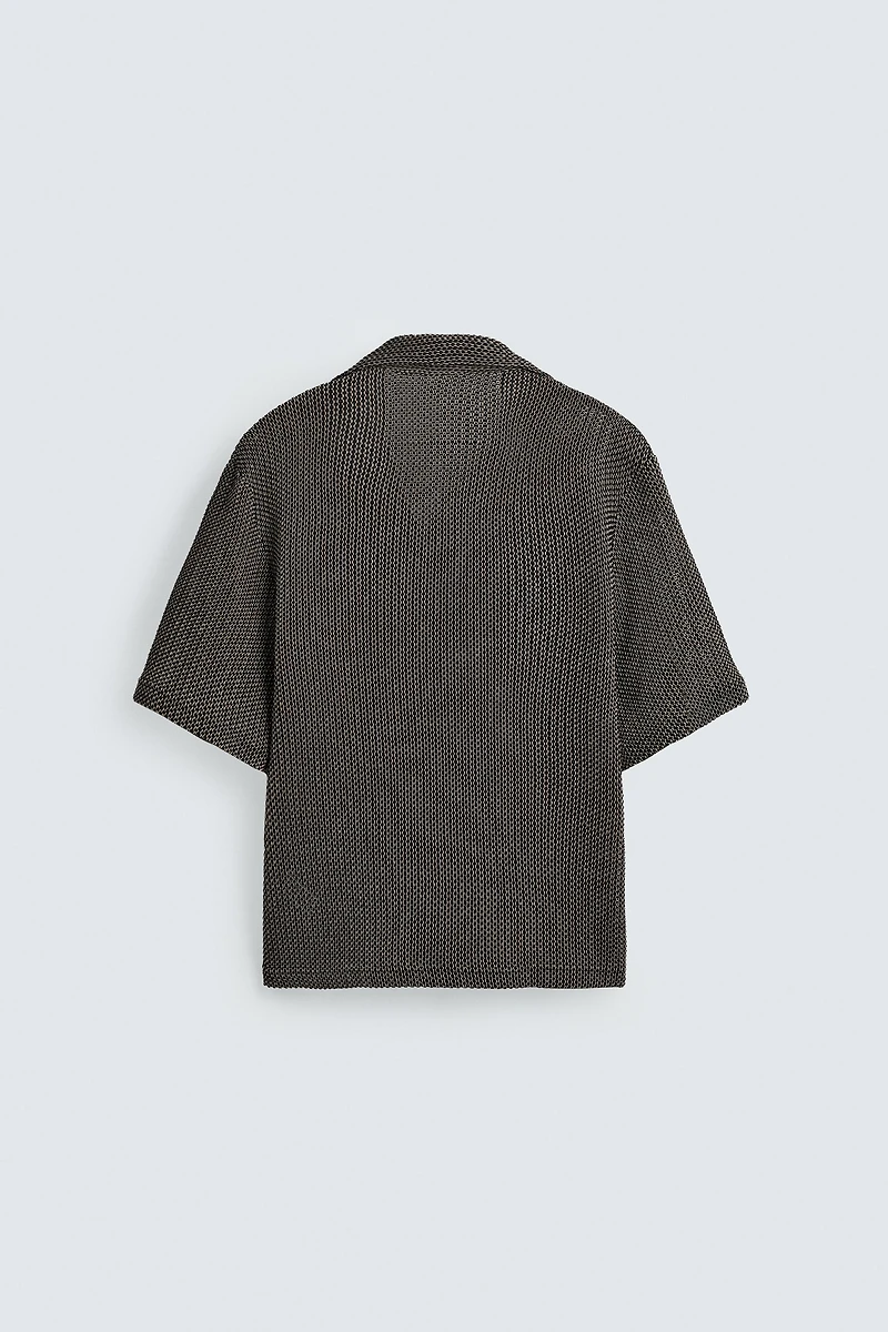 RELAXED FIT TEXTURED SHIRT