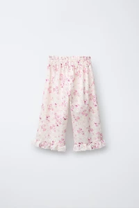 FLORAL PRINT SHIFFLY PANTS