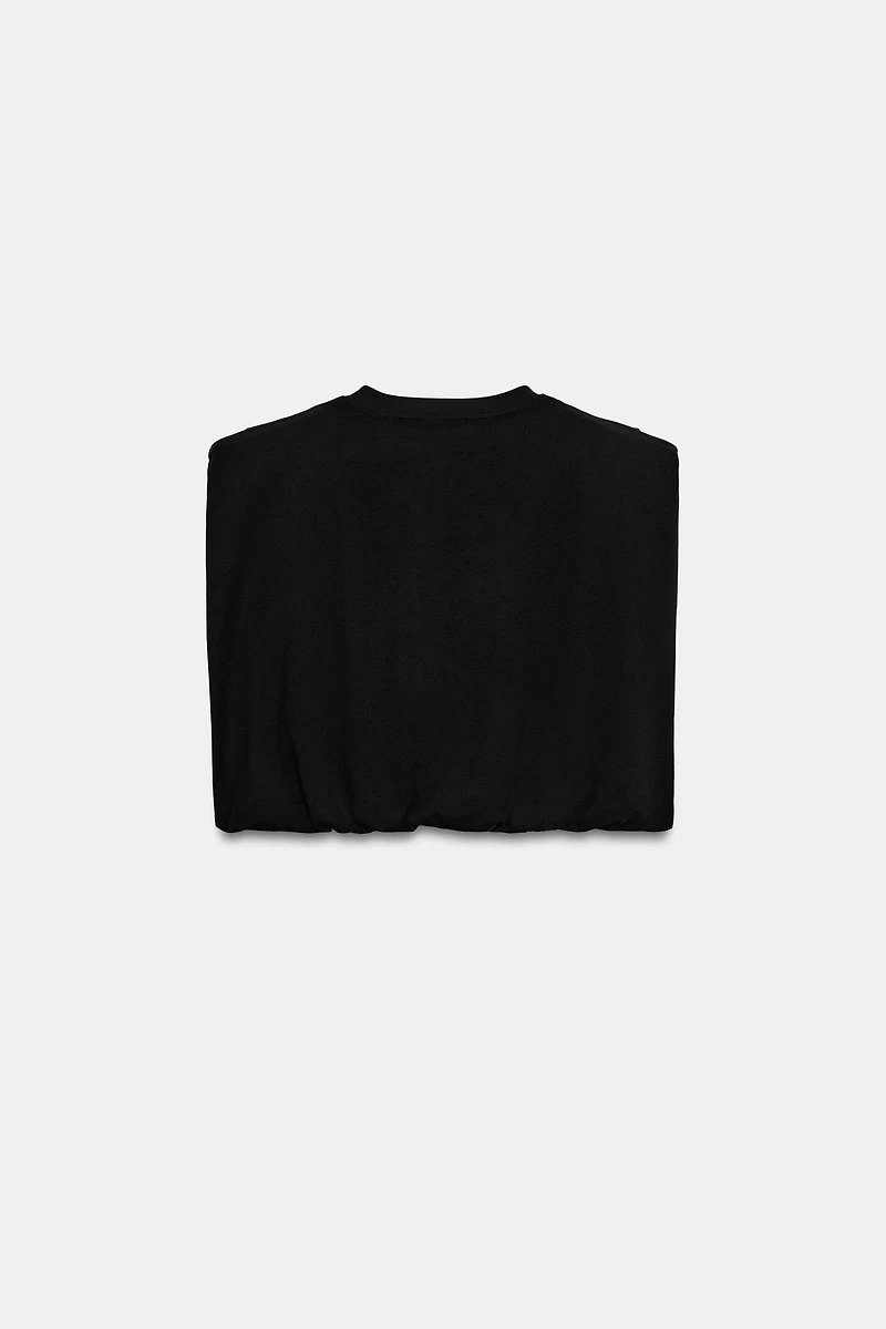 BALLOON SHOULDER PAD TOP