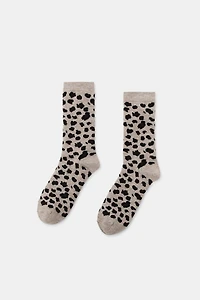 ANIMAL PRINT JACQUARD SOCKS