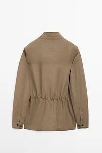 100% linen Safari jacket