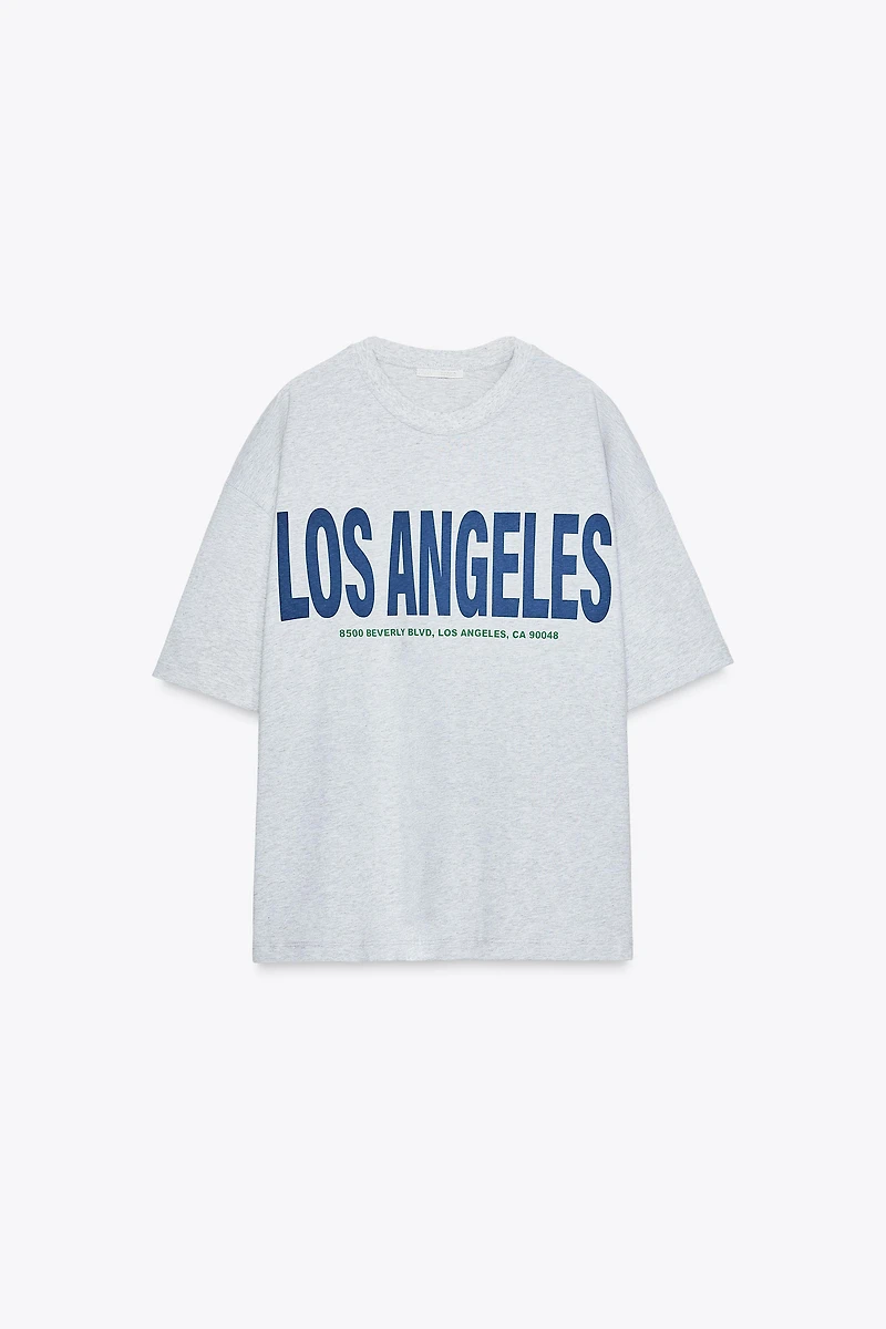 OVERSIZED TEXT T-SHIRT