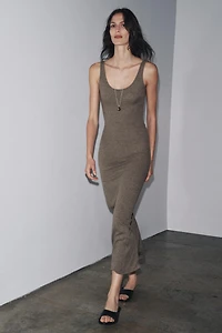LONG STRAPPY DRESS