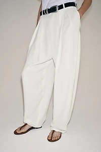 ZW COLLECTION FLOWY DARTED PANTS