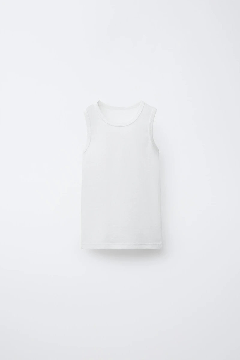 2-6 YEARS/ THREE-PACK OF BASIC SLEEVELESS T-SHIRTS