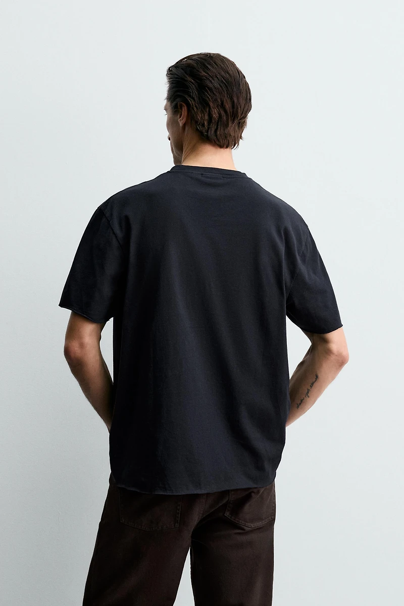 IRREGULAR HEM T-SHIRT