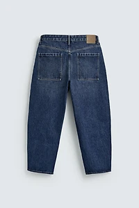 TAPERED WIDE FIT JEANS