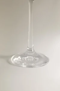 PLAIN BOHEMIA CRYSTAL FLUTE GLASS