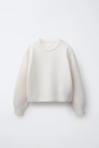 PURL KNIT SWEATER