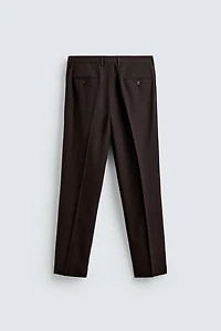 WOOL SUIT PANTS