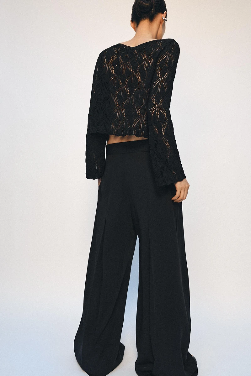 POINTELLE KNIT JUMPER
