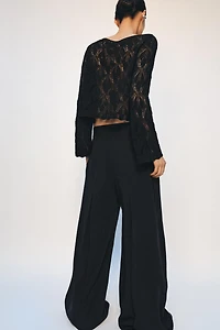 POINTELLE KNIT JUMPER
