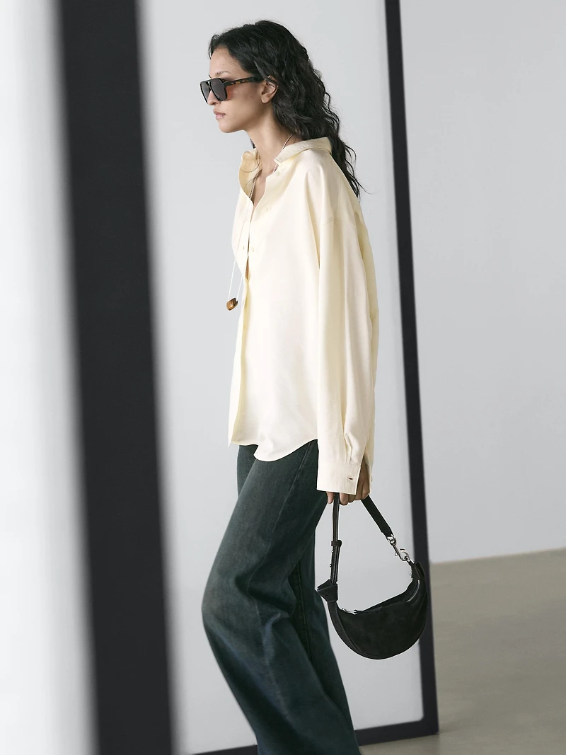 Oversize long sleeve shirt