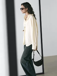 Oversize long sleeve shirt