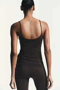 T-SHIRT LYOCELL AVEC TOP INTÉRIEUR